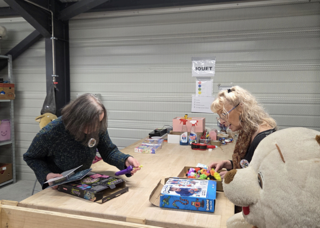 Photo de l'atelier à la ressourcerie